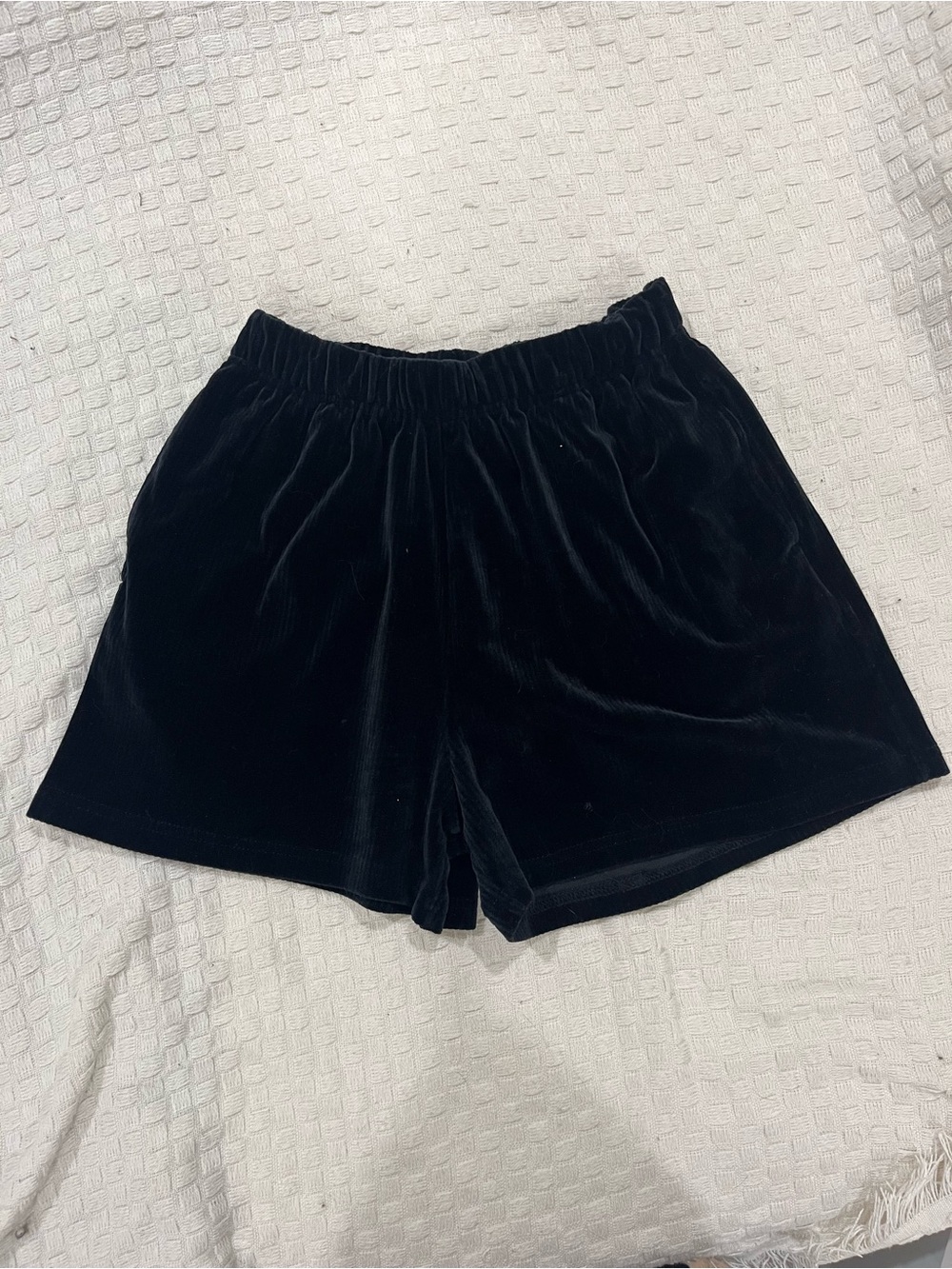 Ardene Black Corduroy Shorts